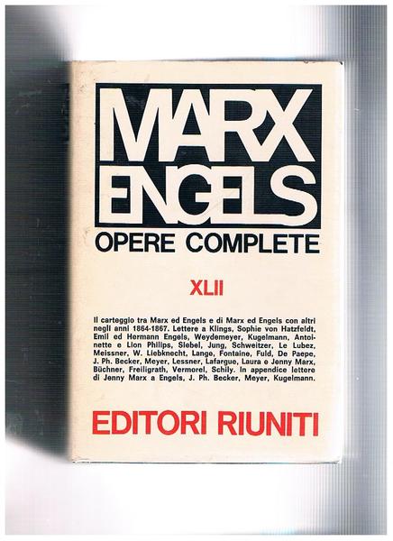 Opere complete vol. XLII° lettere ottobre 1864 - dicembre 1867.