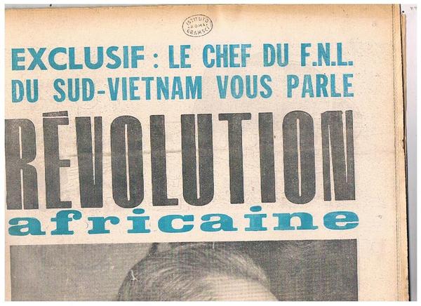 Revolutin Africaine, periodico settimanale disponiamo del 1963 di 41 numeri.