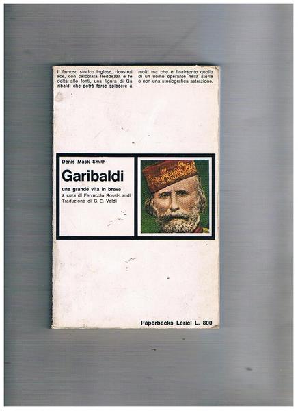 Garibaldi una grande vita in breve.