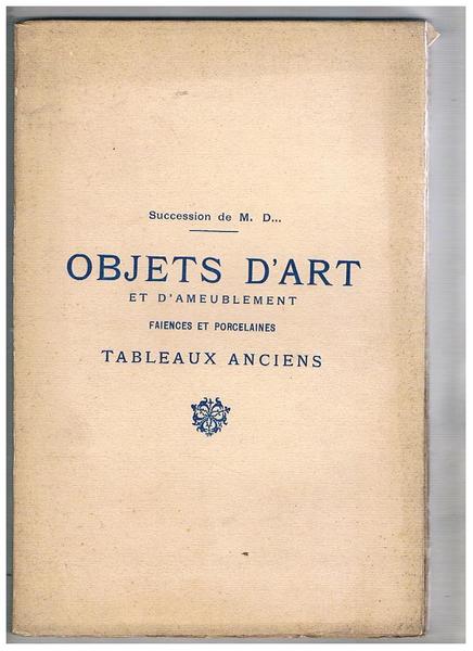 Catalogue desd objets d'art et d'ameublement du XVIII siècle et …