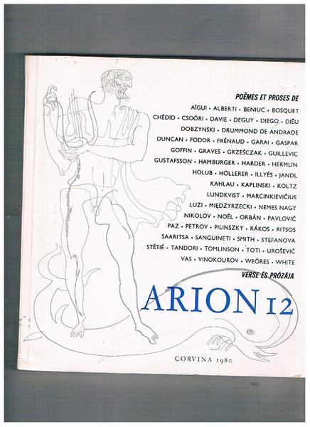 Almanach International de Poésie - Nemzetkozi Koltoi Almanach. Arion n° …