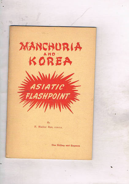 Manciuria and Korea. Asiatic flaspoint.