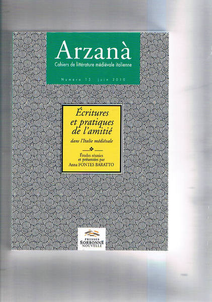 Arzanà rivista n° 13 juin 1913. Ecritures et pratique de …
