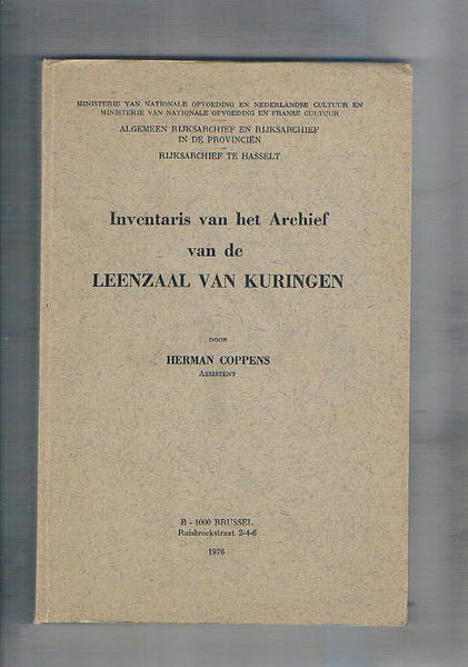 Inventaris van het archief van de Kuringen.