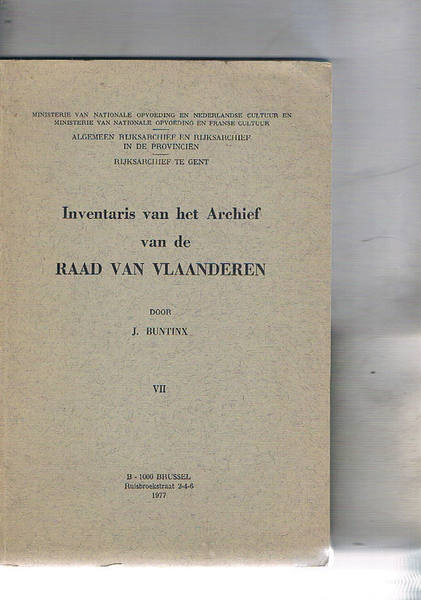 Inventaris van het Archief van de Staten van Vlaanderen. VII°.