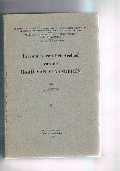 Inventaris van het Archief van de Staten van Vlaanderen. IX°.