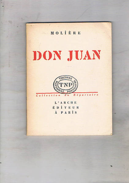 Don Juan ou le festin de Pierre. Comedie.