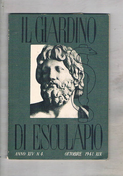 Il giardino di Esculapio, rivista trimestrale della Roche annata 1941 …