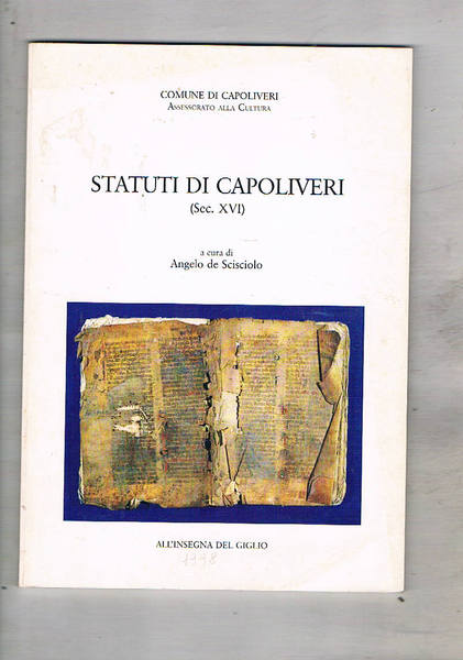 Statuti di Capoliveri (sec. XVI).