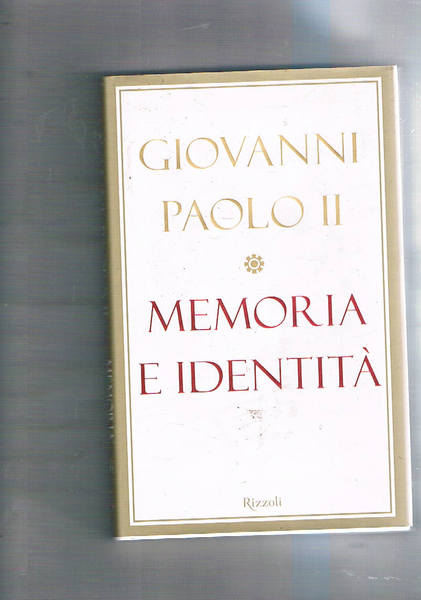 Memoria e identità. Conversazioni a cavallo dei millenni.