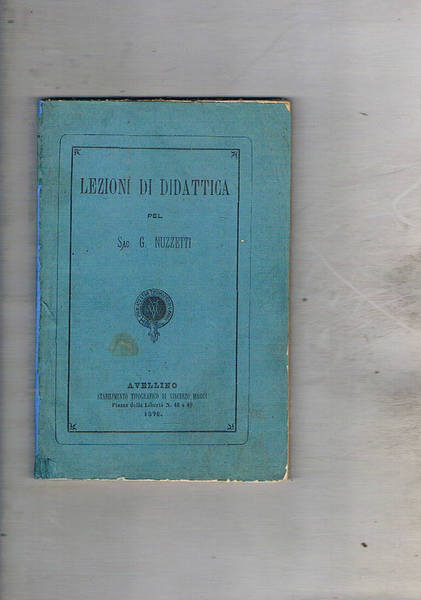 Lezioni di didattica.