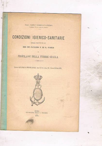 Condizioni igienico-sanitarie delle provincie di Rio De Janeiro e di …