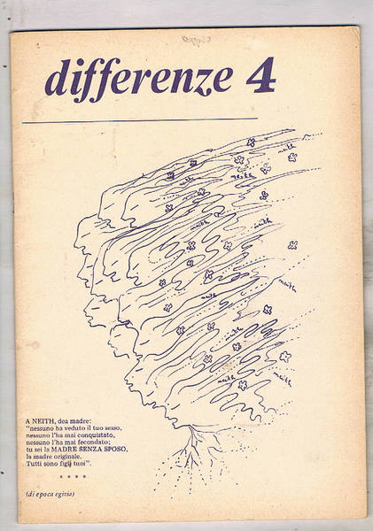 Differenze n° 4 dedicato al tema della sessualità.