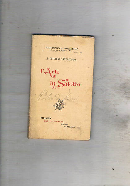 L'arte in salotto. Idillio di fiori scena unica. Il falò …