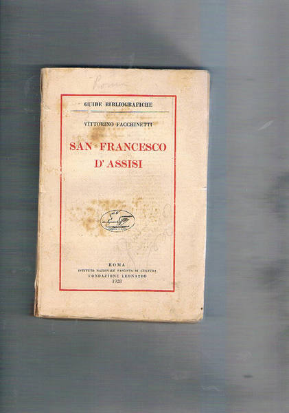 San Francesco d'Assisi. Coll. Guide bibliografiche.