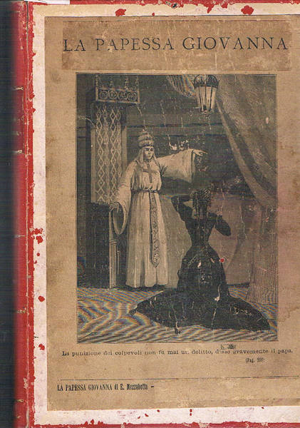 La papessa Giovanna. Romanzo storico romano illustrato.