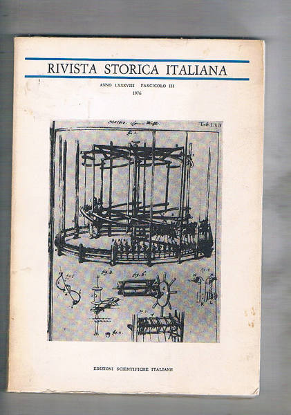 Rivista storica italiana fasc. 3 del sett. 1976. Ebrei e …