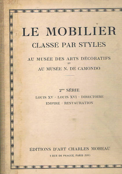 Le Mobilier classé par styles au musée des arts décoratifs …