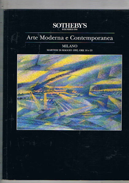 Arte moderna e contemporanea. Asta tenuta a Milano nel maggio …