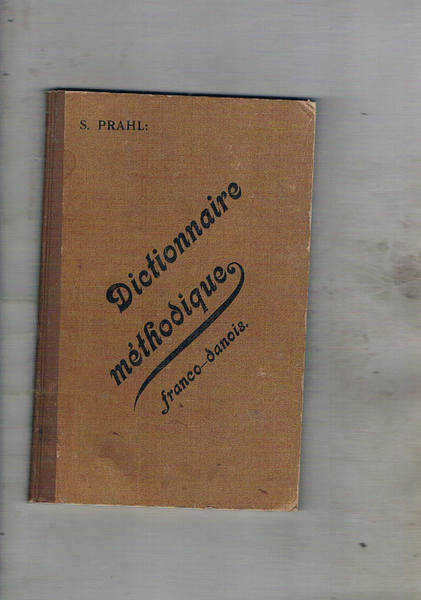 Dictionnaire méthodique recueil de mots français groupés methodiquement.