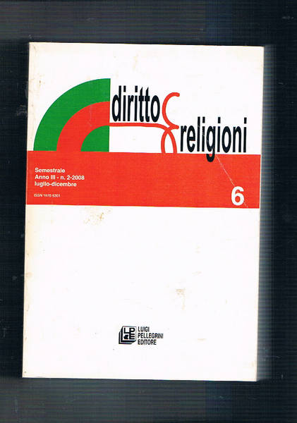 Diritto e religioni semestrale n° 2 del 2008.
