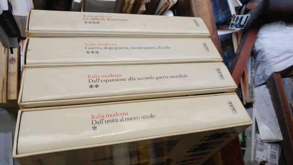 Italia moderna vol. I-V di cinque. Dall'unità al nuovo secolo; …