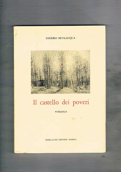 Il castello dei poveri. Romanzo. Prima edizione.