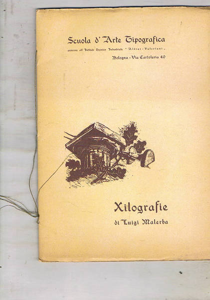 Xilografie. Scuola d'arte tipografica annessa all'Ist. Industriale "Albini Valeriani". 13 …