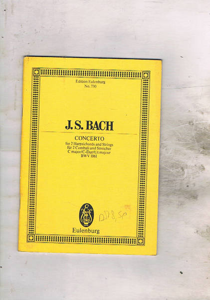 Concerto for Harpiscords and Strings für 2 cembali und streicher …