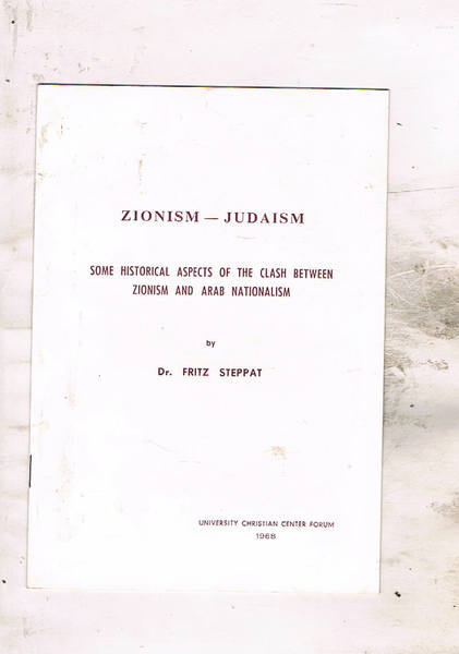 Zionism - Judaism. Some historical aspects of the clash berween …
