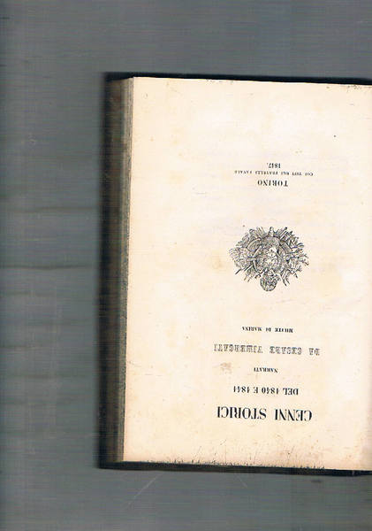 Cenni storici del 1840 e 1841 narrati da C. V.