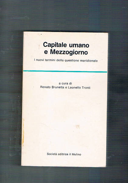 Capitale umano e Mezzogiorno. I nuovi termini della questione meridionale.