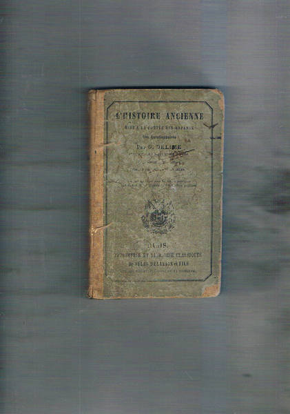 L'histoire ancienne mise a la portée des enfants. Avec quwestionnaires.