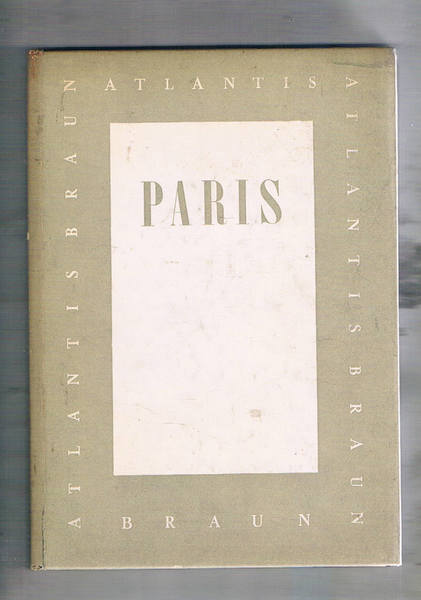 Paris, notices et Photographies de martin Hürlimann.