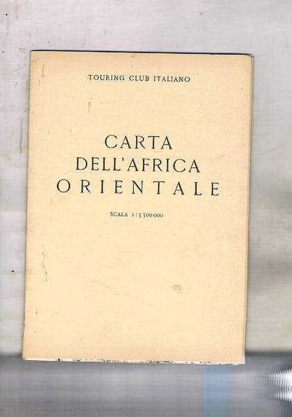 Carta dell'Africa Orientale scala 1:3.500.000 a colori cm. 69,5 X …