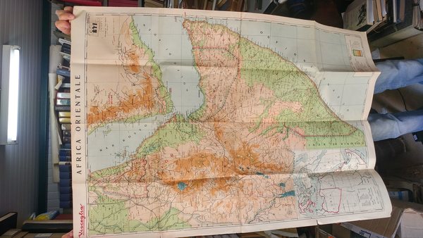Carta dell'Africa Orinetale alla scala 1:3000.000. Aggiornata al 3-4-1935.