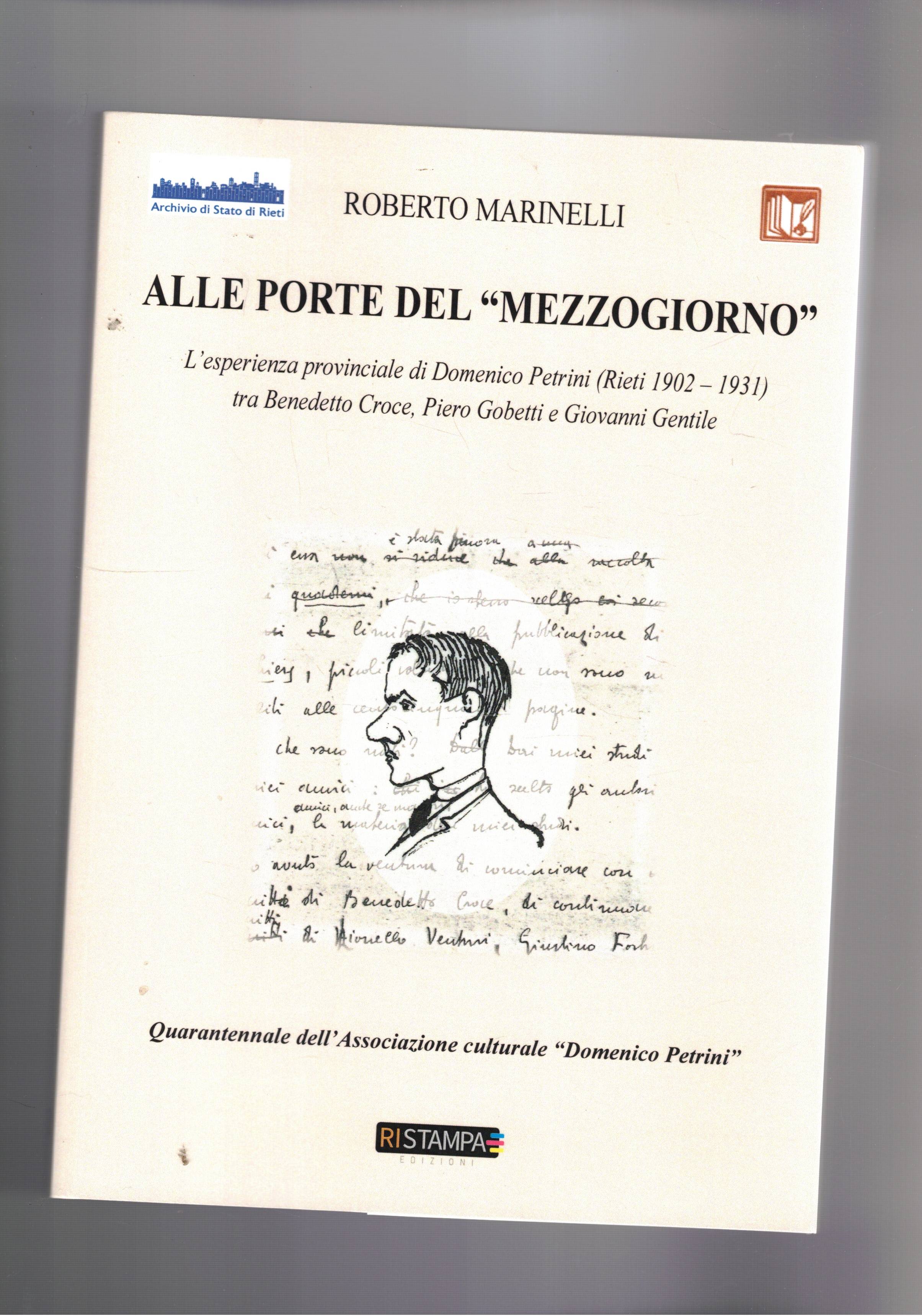 Alle porte del "Mezzogiorno" L'esperienza provinciale di Domenico Petrini (Rieti …