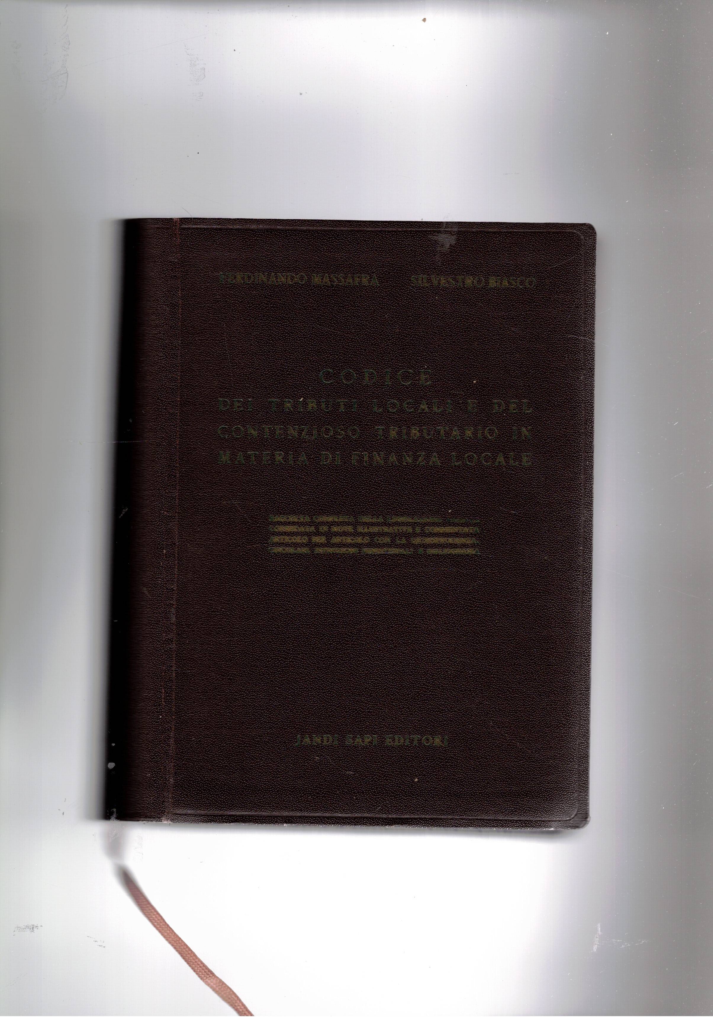 Codice dei tributi locali e del conteenzioso tributario in materia …