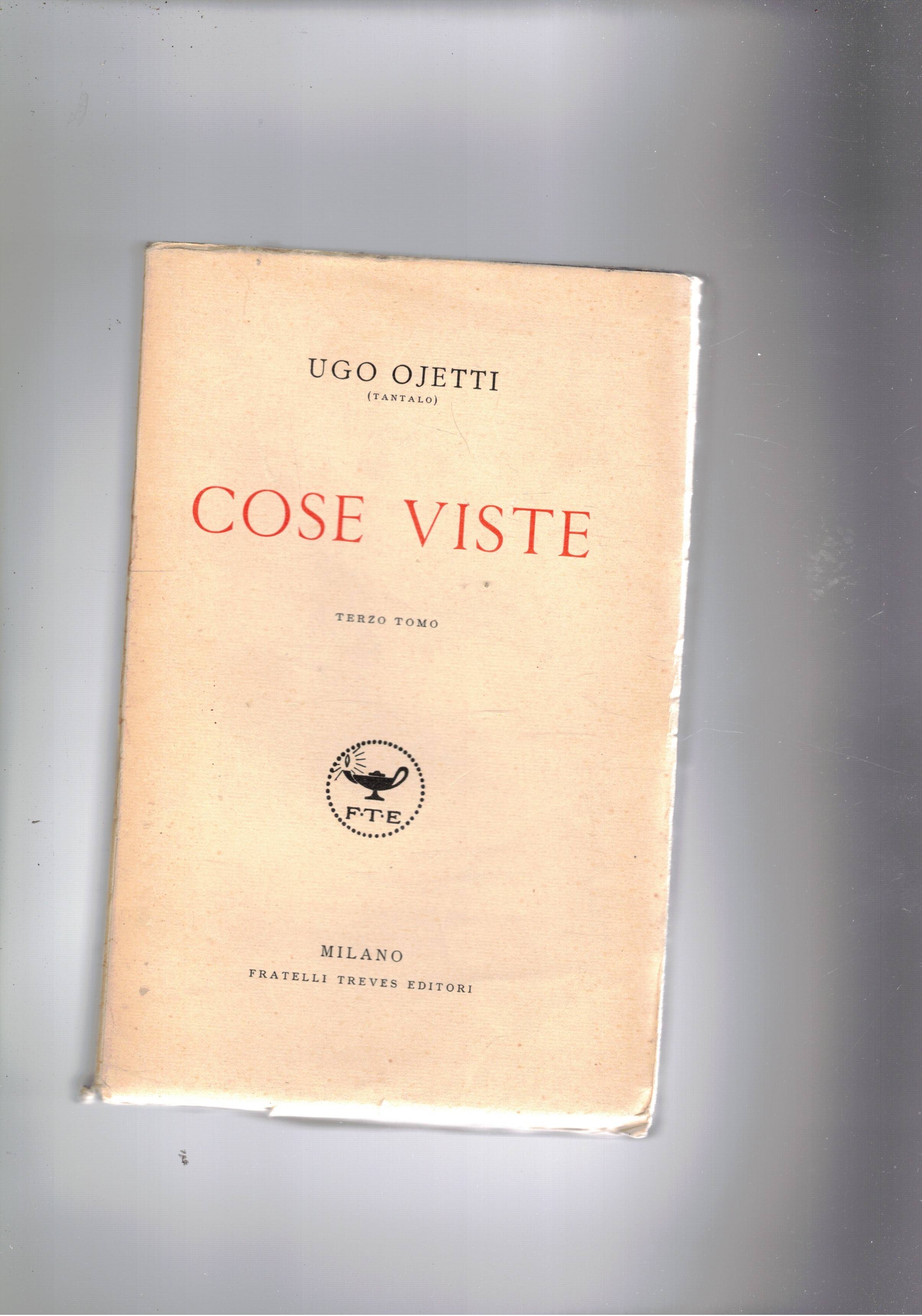 Cose viste. Tomo terzo 1924-25.