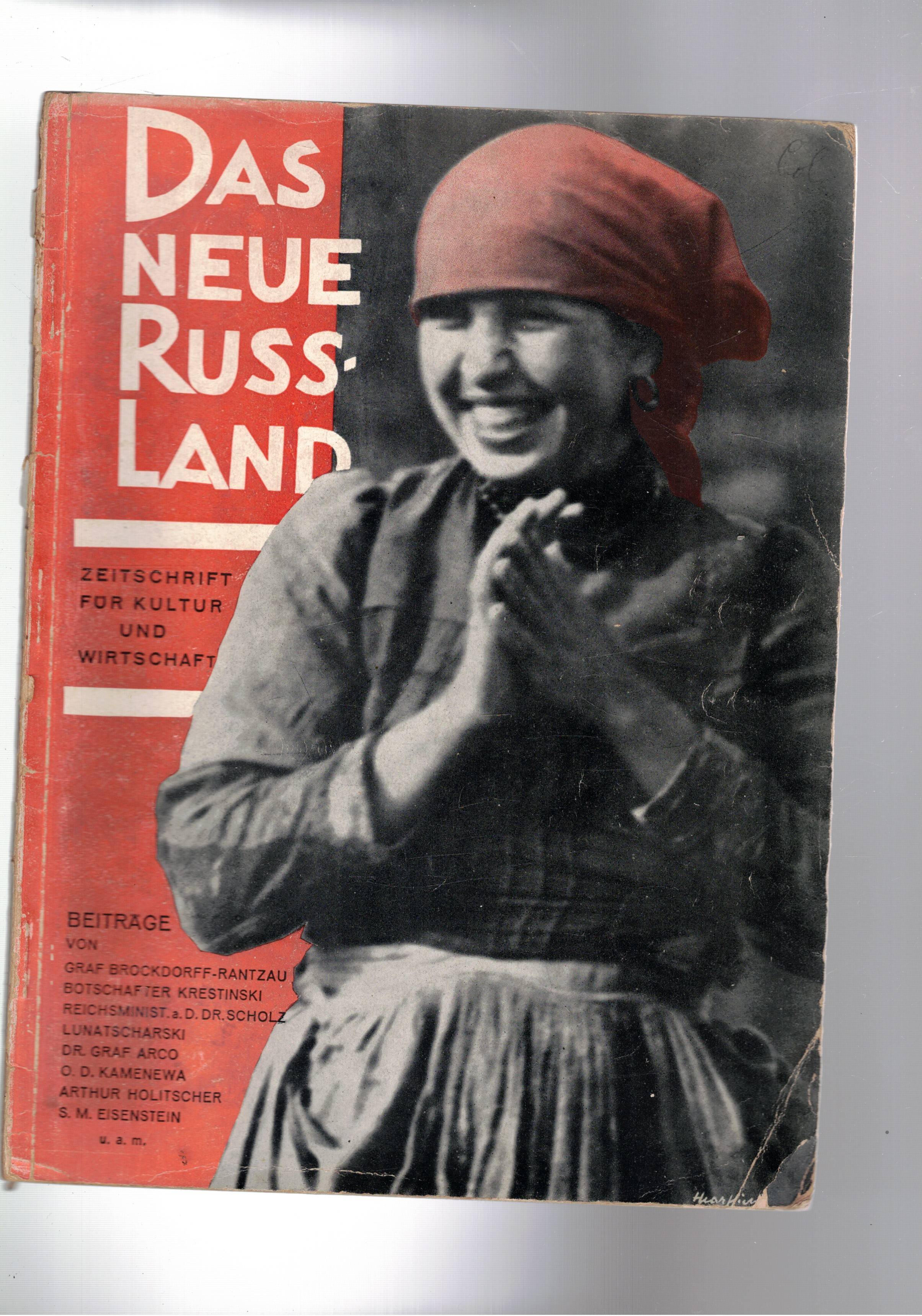 Das neue Russland. Zeitschrift for kultur wirtschrift u literatur. Disponiamo …