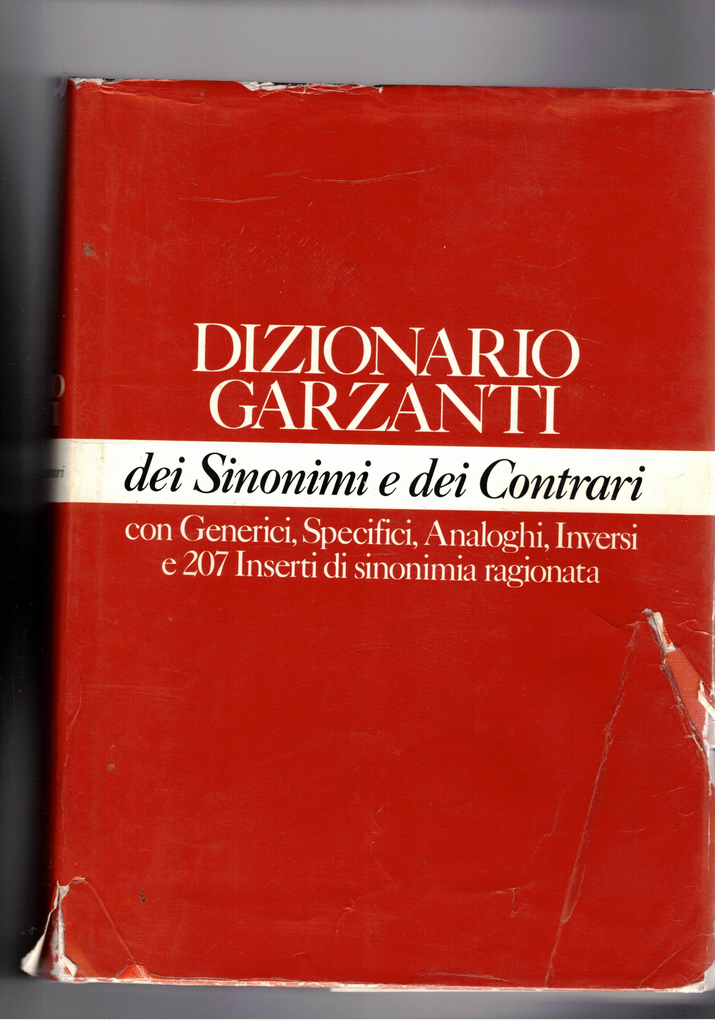 Dizionario dei sinonimi e dei contrari, con generici, Specifici, Analoghi, …