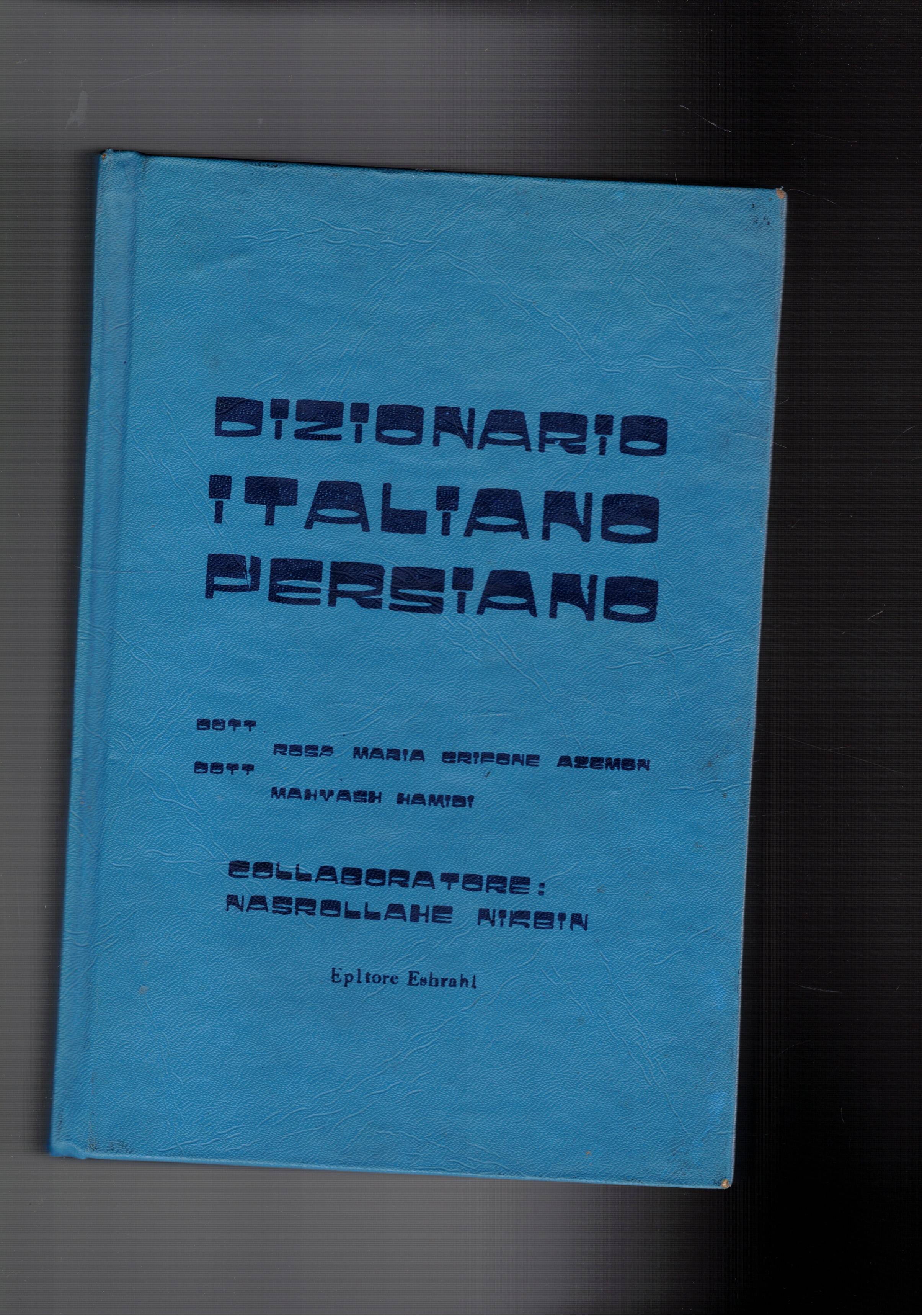 Dizionario italiano-persiano.