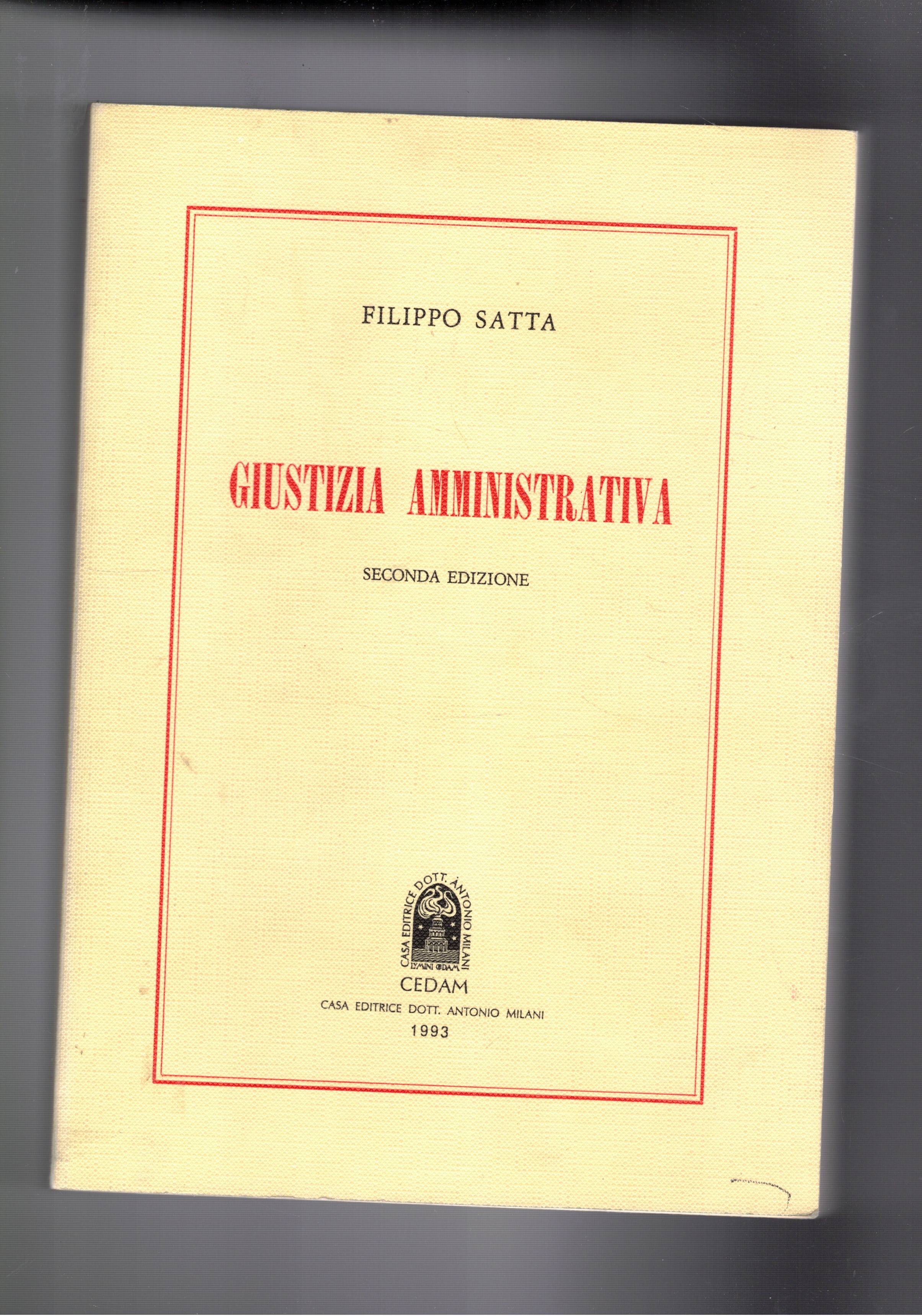 Giustizia amministrativa. Seconda edizione.