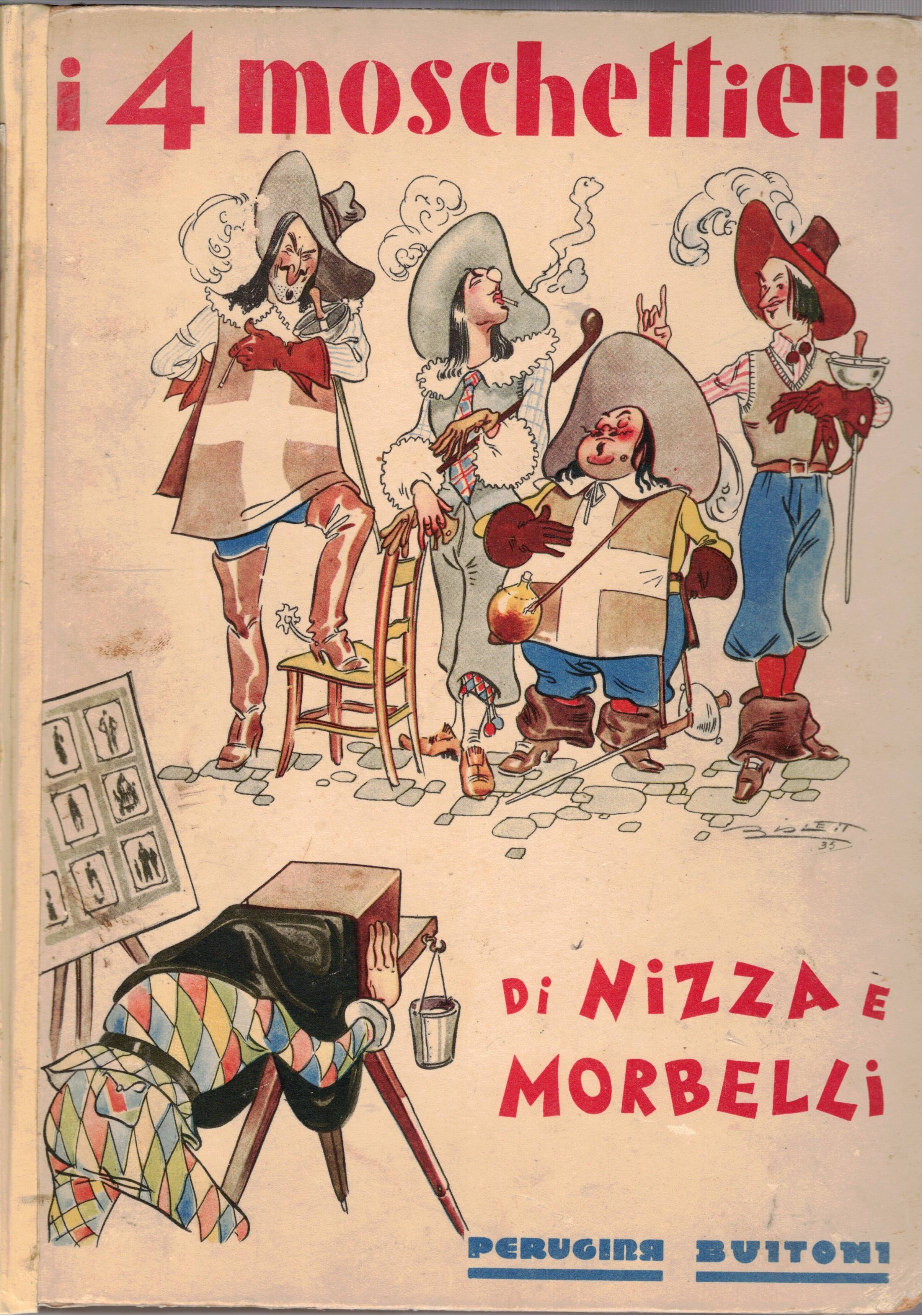 I 4 moschettieri. Illustrato da Angelo Bioletto.