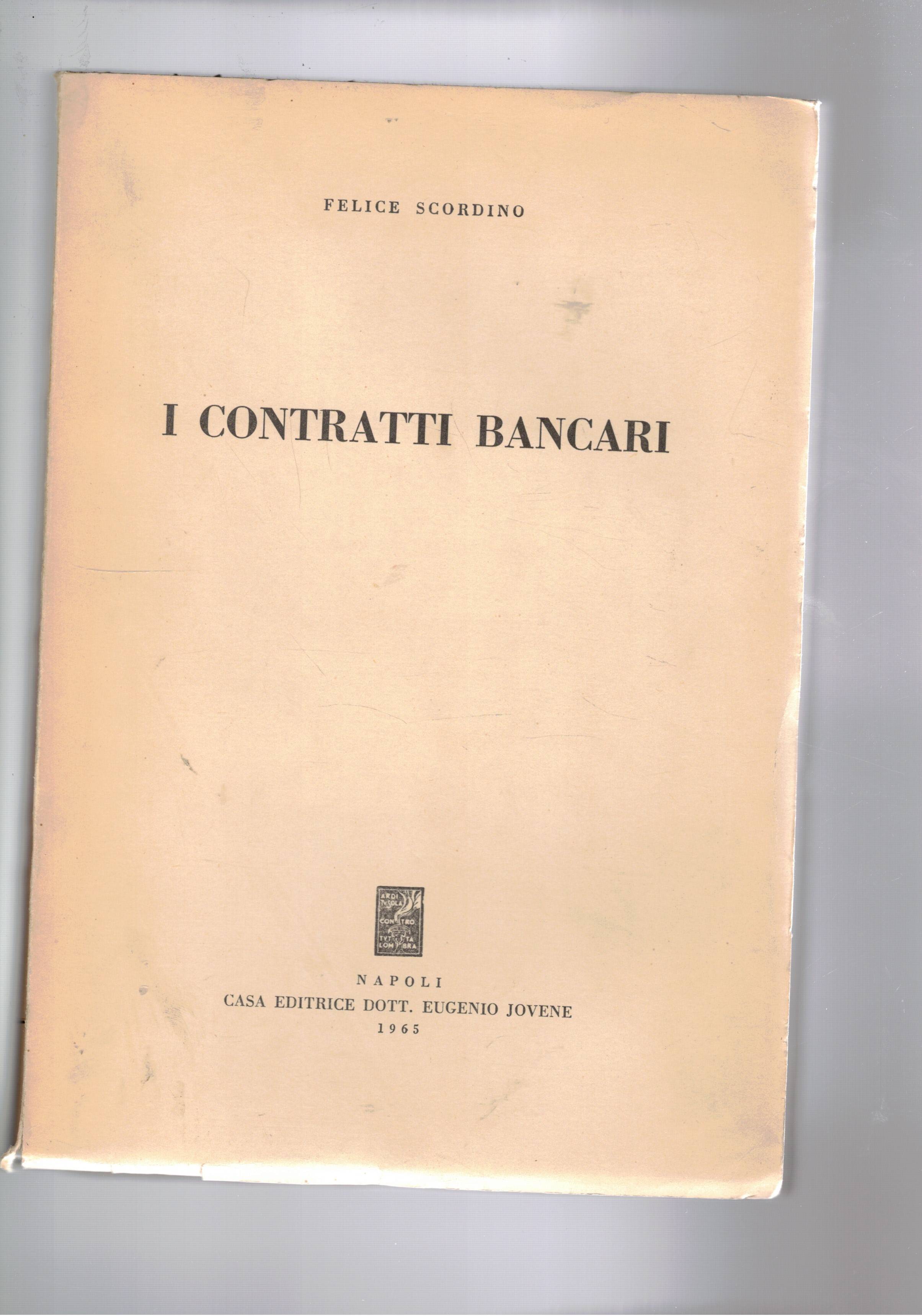 I contratti bancari.