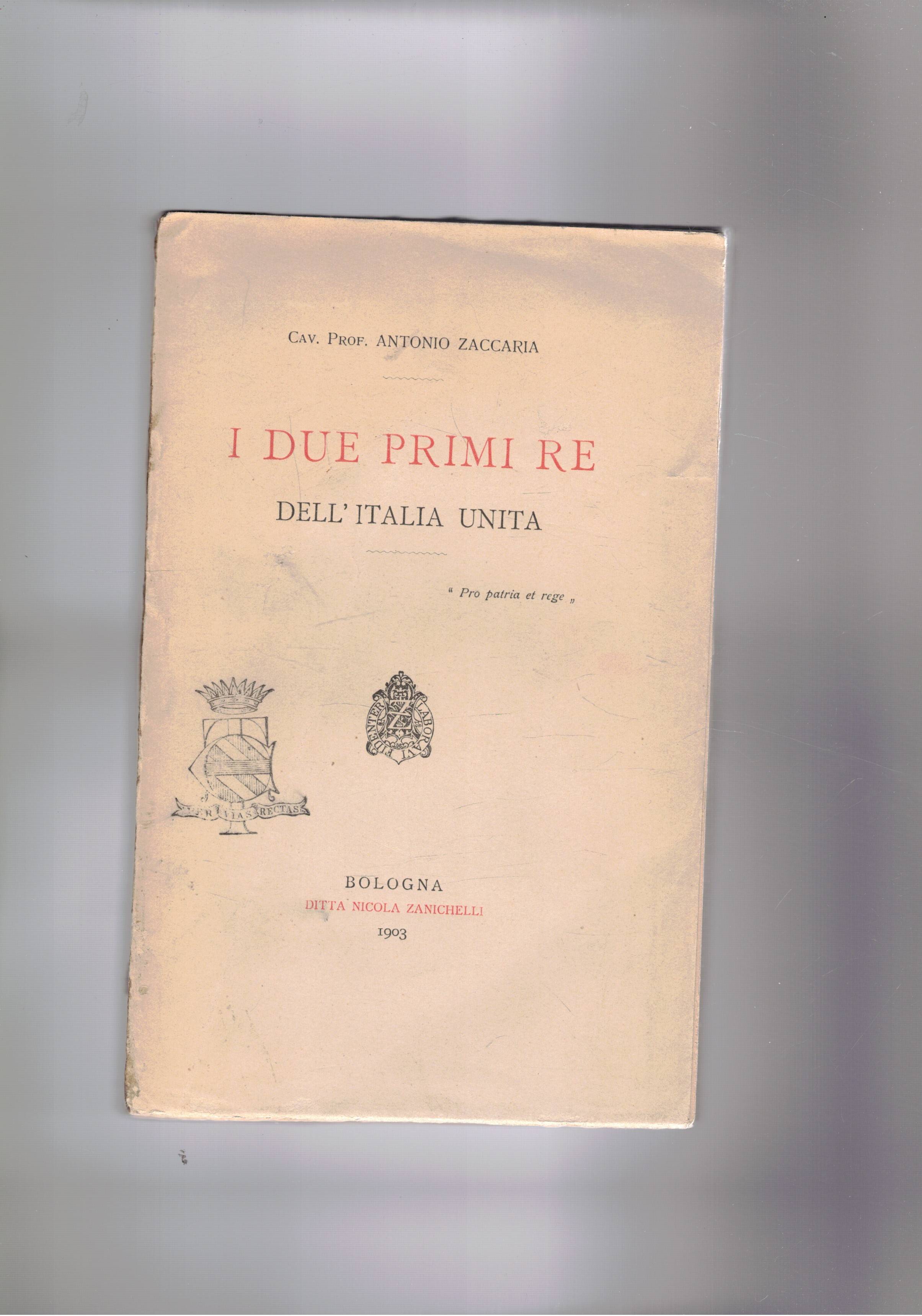 I due primi re dell'Italia unita.