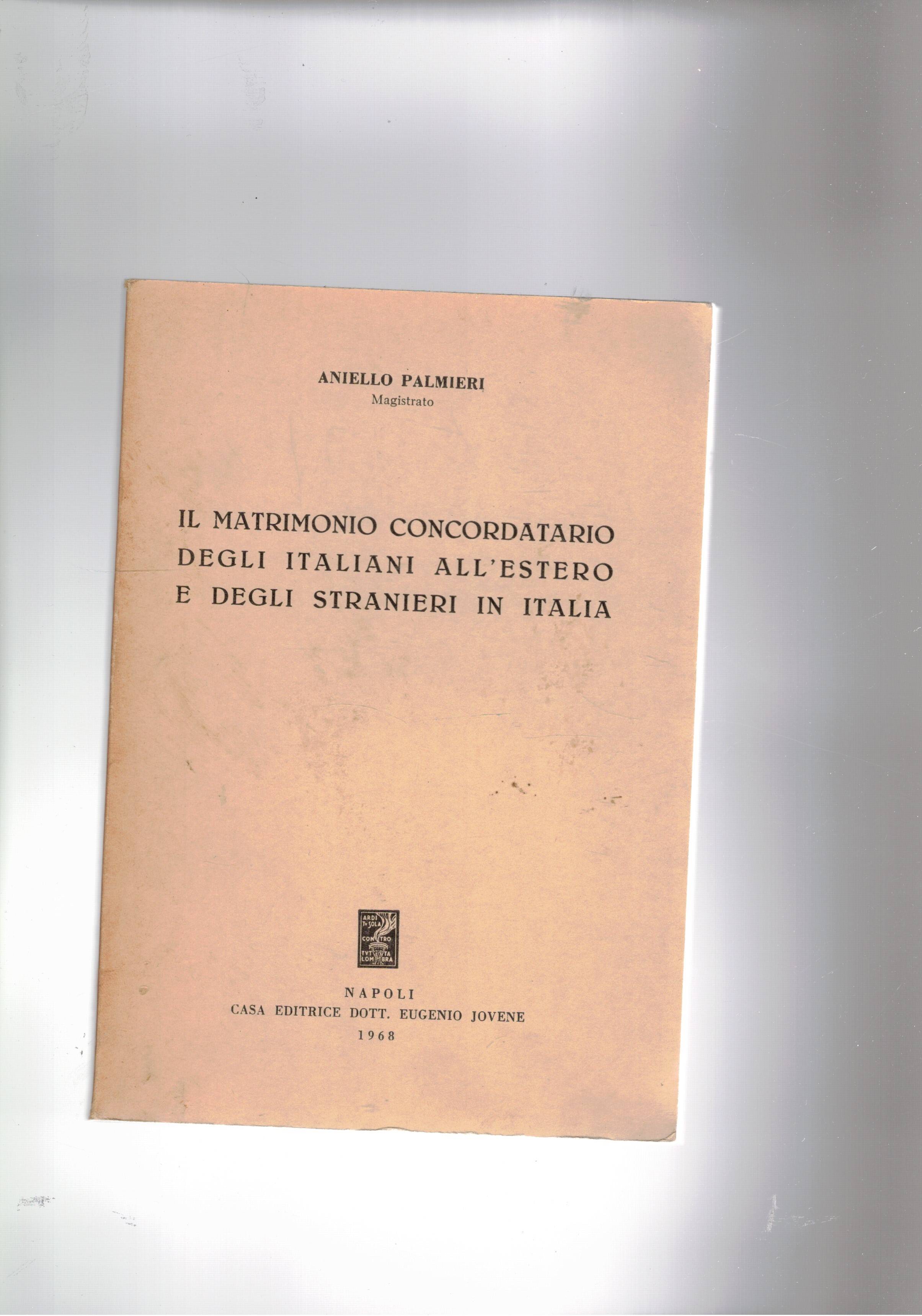 Il matrimonio concordatario degli italiani all'estero e degli stranieri in …