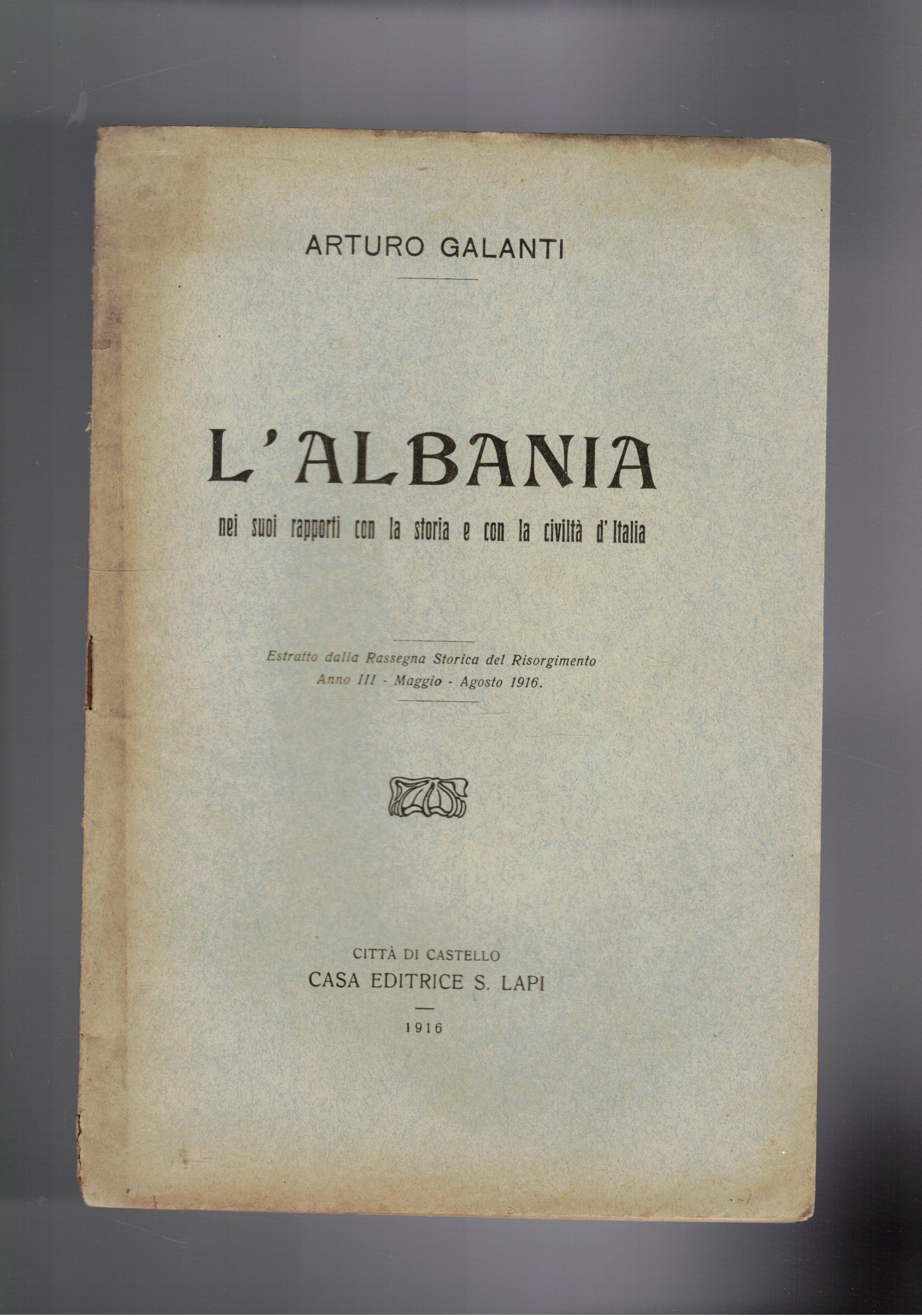 L'Albania nei suoi rapporti con la storia e con la …
