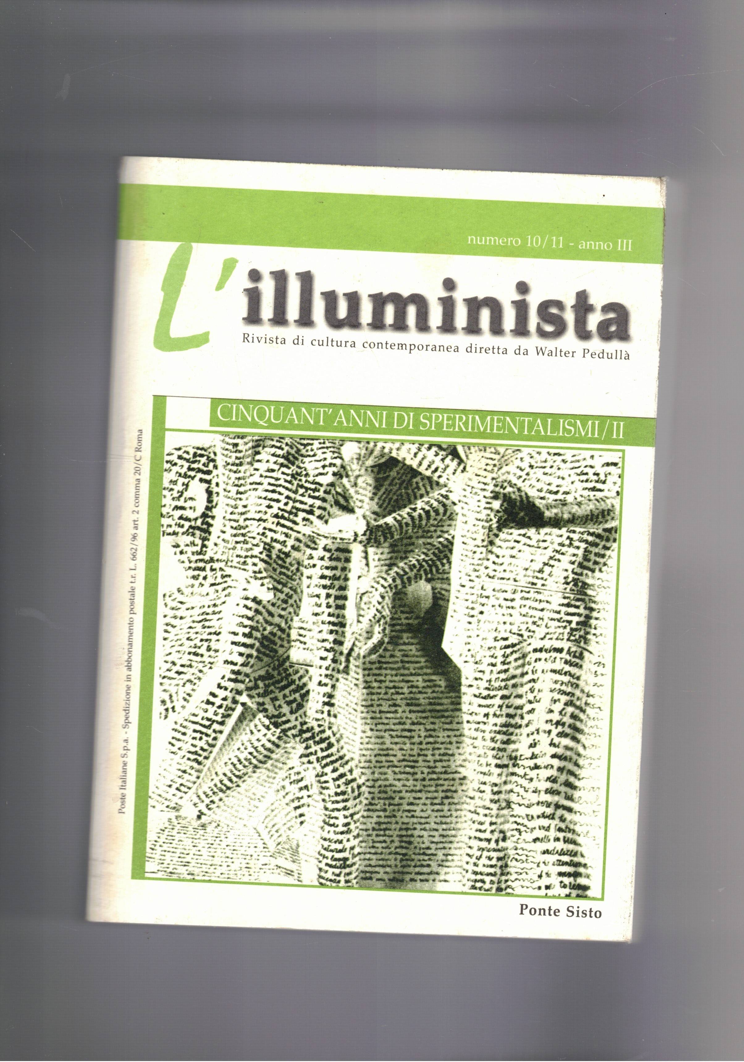 L'Illuminista, rivista di cultura contemporanea n° 10/11 gen-ago 2004. Cinquant'anni …