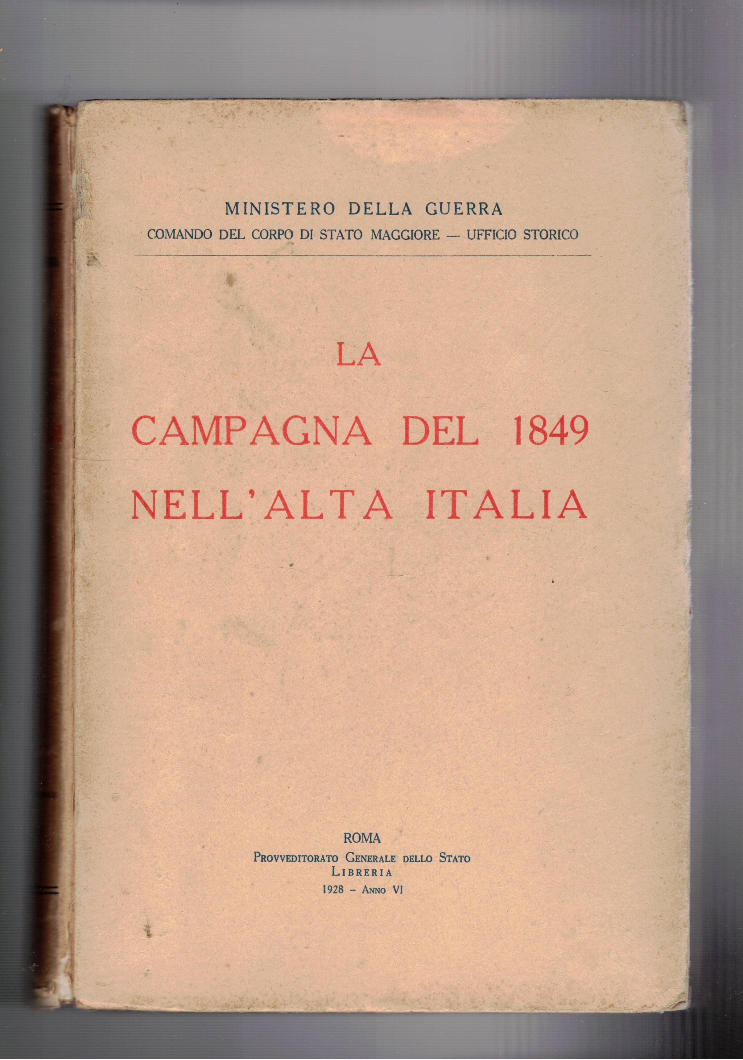 La campagna del 1859 nell'alta Italia.